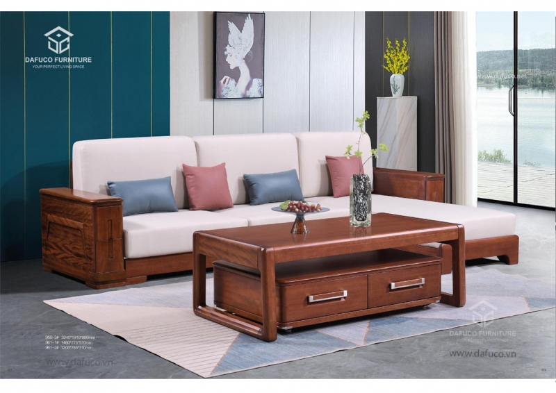 Bộ sofa vải nỉ