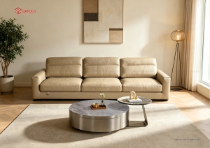 SOFA DA BÒ Ý P2305