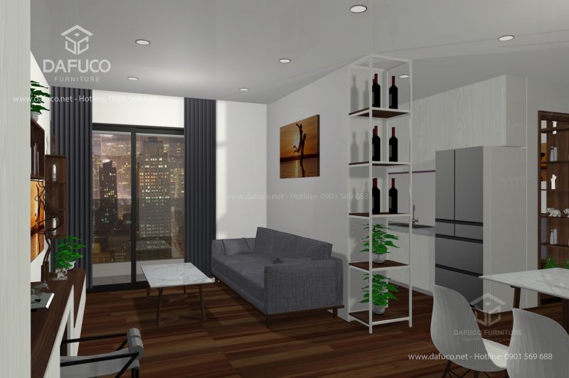 Căn hộ 2 phòng ngủ